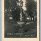 GLASSBORO NJ PUBLIC FOUNTAIN ANTIQUE POSTCARD