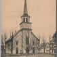 FRANKLIN PARK NJ REFORMED CHURCH ANTIQUE POSTCARD
