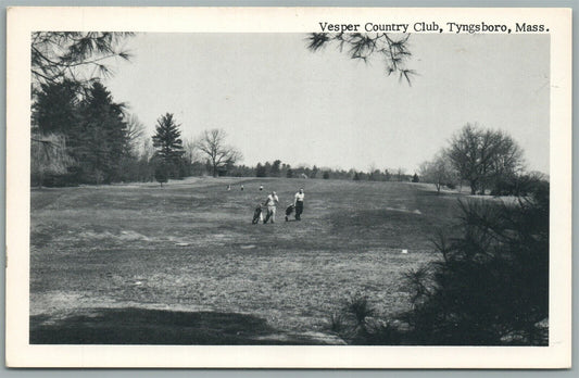 TYNGSBORO MA VESPER COUNTRY CLUB VINTAGE POSTCARD