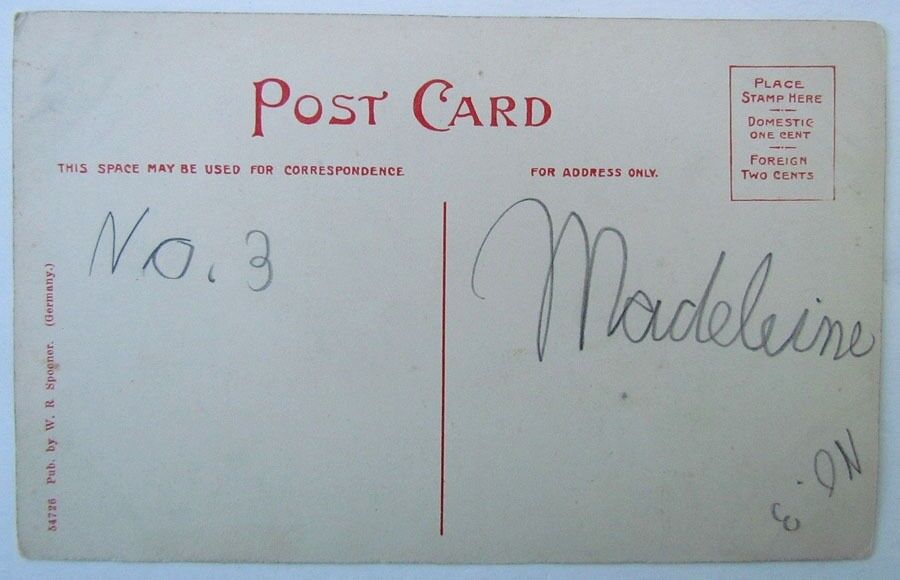 VINTAGE POSTCARD COMMON STREET BARRE MASSACHUSETTS