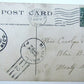 VINTAGE POSTCARD UNION STATION PITTSBURG FLOOD MARCH 1907 railroad train railway