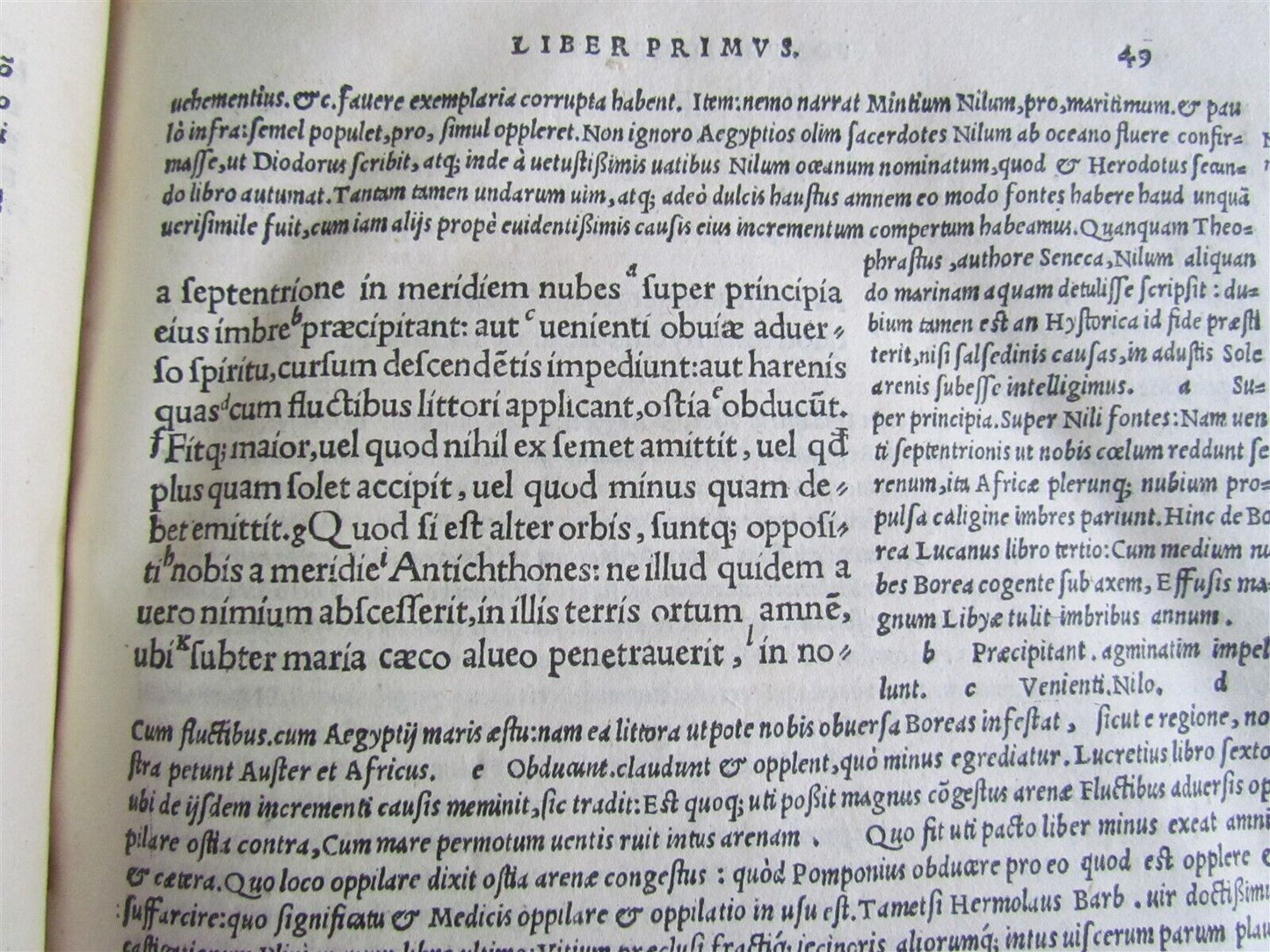 1530 Pomponius Mela De Orbis Situ Libri Tres ANTIQUE in LATIN folio GEOGRAPHY