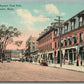 LEOMINSTER MA MONUMENT SQUARE EAST SIDE ANTIQUE POSTCARD