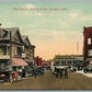 PUTNAM CT MAIN STREET LOOKING SOUTH ANTIQUE POSTCARD