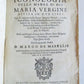 1654 ICONOLOGY of BLACK MADONNA ICON by Marco De Marsellis antique VELLUM RARE