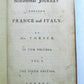 1792 SENTIMENTAL JOURNEY to FRANCE & ITALY by Mr. YORICK antique L. STERNE