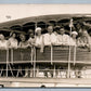 ITALIAN ANTIQUE REAL PHOTO POSTCARD RPPC CRUISE GROUP OF TOURISTS