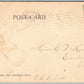 HACKENSACK NJ (?) HIGH SCHOOL 1904 UNDIVIDED ANTIQUE POSTCARD