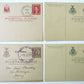 PHILIPPINES lot of 4 VINTAGE POSTCARDS LETTER CARDS