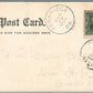 FERN BRIDGE PA POST OFFICE ANTIQUE POSTCARD