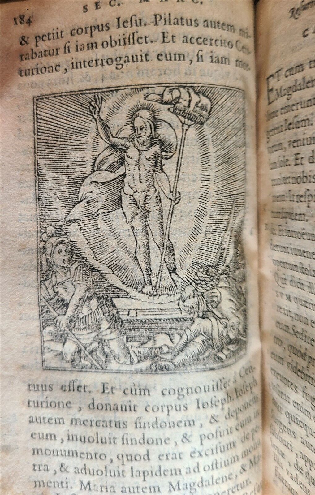 1578 BIBLE in LATIN ILLUSTRATED NEW TESTAMENT VELLUM BOUND 16th CENTURY antique