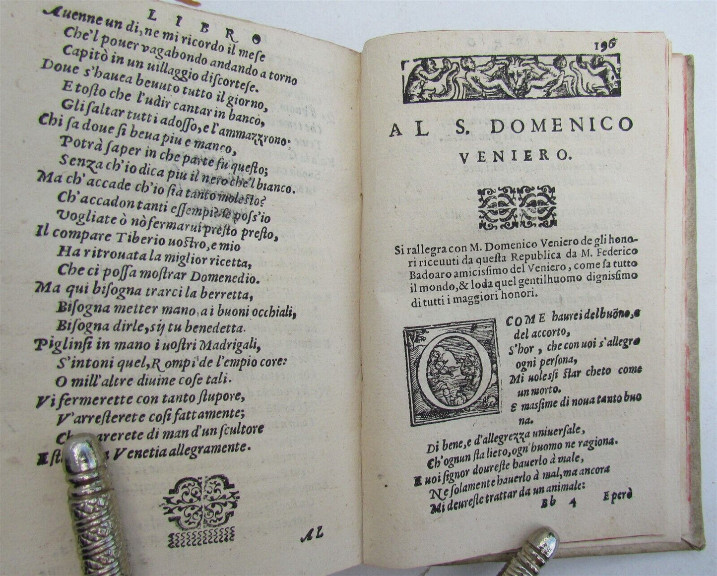 1583 POETRY by LUDOVICO ARIOSTO & others vellum bound 16th CENTURY RARE