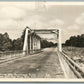 LAKE CITY & WHITE SPRINGS FL SUWANNEE BRIDGE VINTAGE REAL PHOTO POSTCARD RPPC