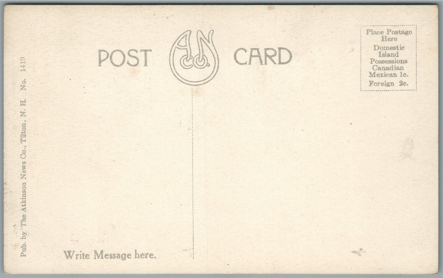 BETHLEHEM PA MAIN STREET ANTIQUE POSTCARD