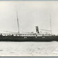 STEAMSHIP FAIRFAX VINTAGE REAL PHOTO POSTCARD RPPC