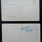 2 VINTAGE POSTCARDS CENTRAL BRIDGE LAWRENCE MASSACHUSETTS railroad railway train