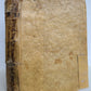 1596 PREDICHE SOPRA I QUATTRO NOVISSIMI antique 16th CENTURY VELLUM BINDING 16 c