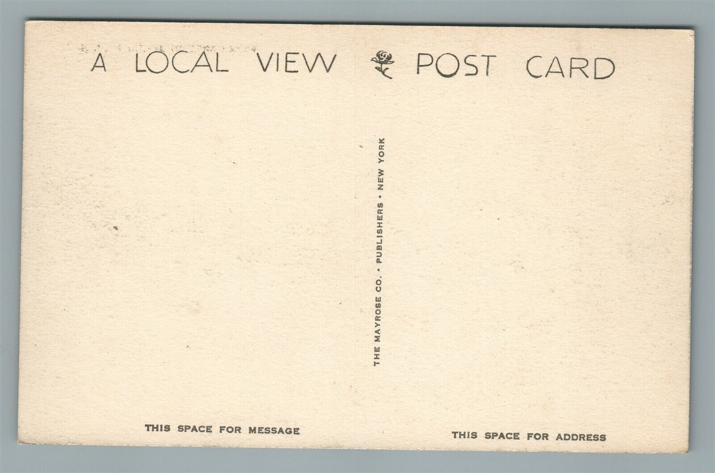 SOMERVILLE NJ VINTAGE POSTCARD