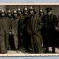 FIREMEN LATVIA ANTIQUE REAL PHOTO POSTCARD RPPC FIRE FIGHTERS