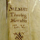 1715 VELLUM BOUND ANTIQUE FOLIO COLLEGII SALMANTICENSIS