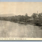 BELVIDERE NJ DELAWARE RIVER ABOVE BRIDGE ANTIQUE POSTCARD