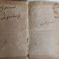 1814 HYMNAL BOOK in GERMAN LEATHER BOUND w/CLASPS antique AMERICANA Philadelphia