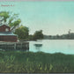 OCEANPORT NJ SHREWSBURY RIVER ANTIQUE POSTCARD