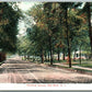 RED BANK NJ RIVERSIDE AVENUE 1909 ANTIQUE POSTCARD