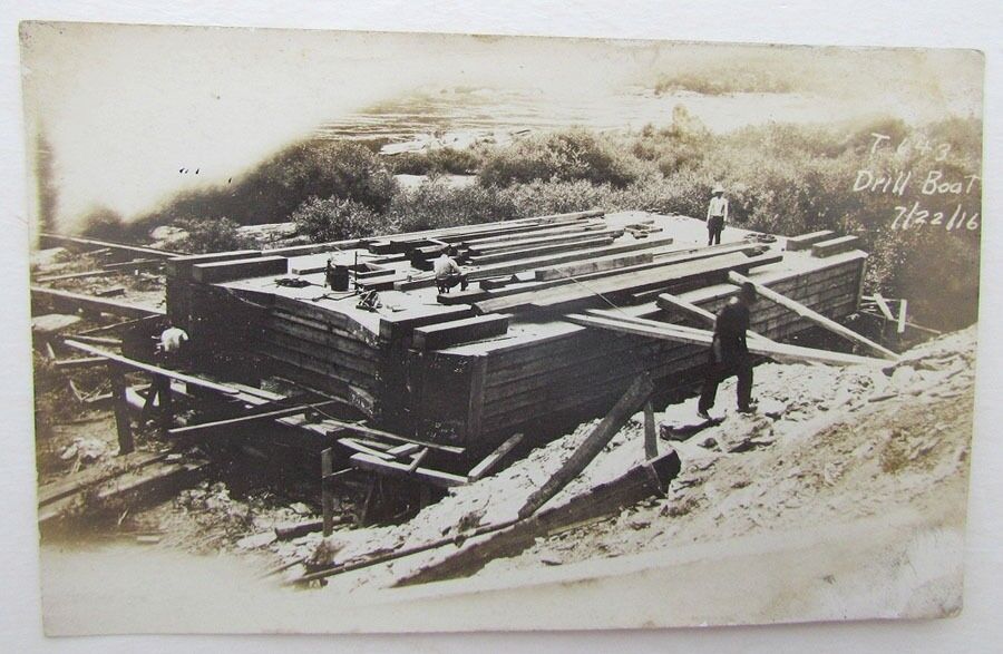 RPPC VINTAGE PHOTO POSTCARD OAKLAND BAY BRIDGE SAN FRANCISCO CALIFORNIA