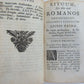 1723 RITUUM ROMANOS by G.H.NIEUPOORT antique ROMAN ANTIQUITY ILLUSTRATED