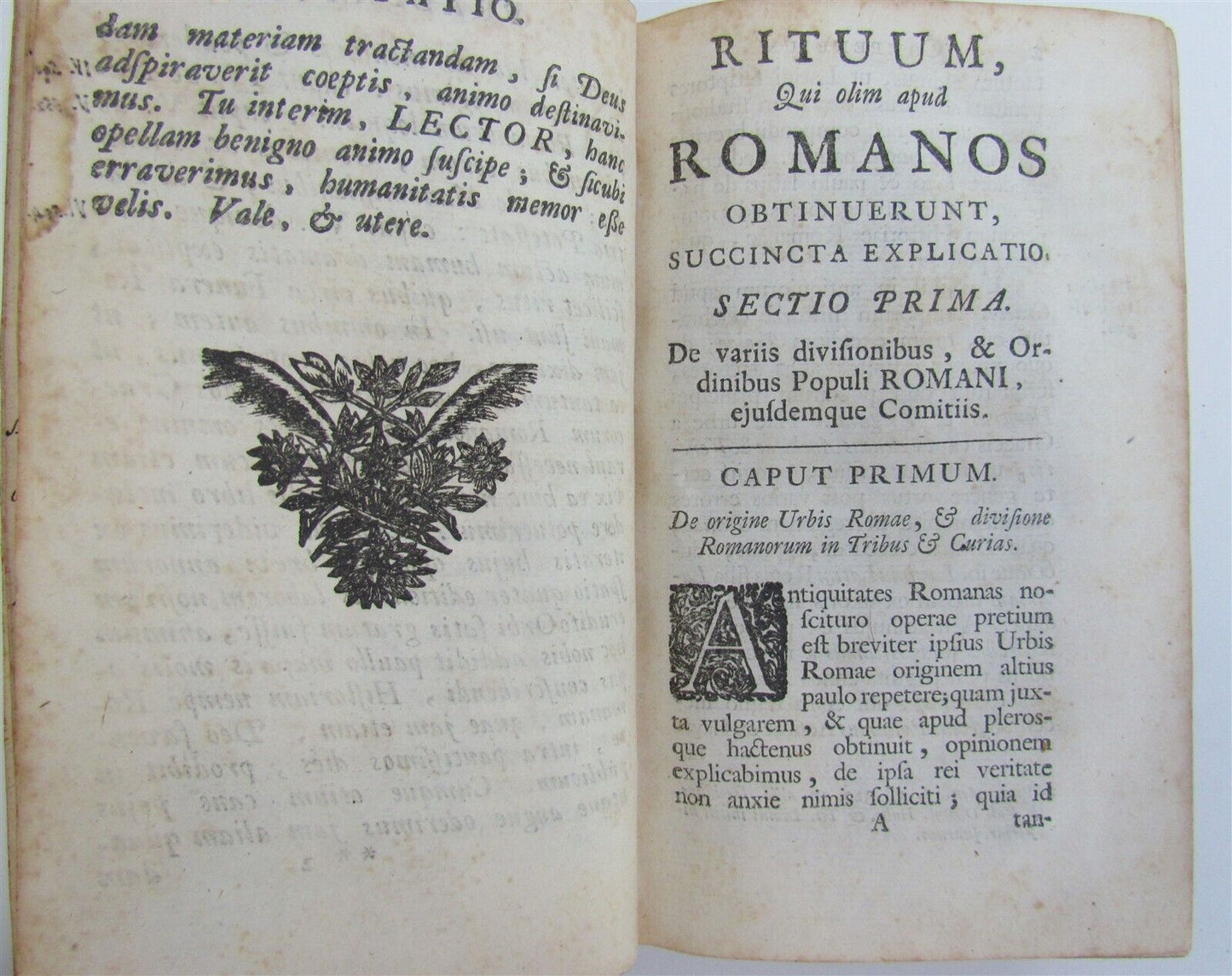 1723 RITUUM ROMANOS by G.H.NIEUPOORT antique ROMAN ANTIQUITY ILLUSTRATED