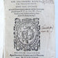 1588 LAW BOOK PARATITLA IACOBI CUIACII antique Jacques Cujas in LATIN vellum