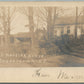 QUAKERTOWN NJ FRIENDS MEETING HOUSE ANTIQUE REAL PHOTO POSTCARD RPPC