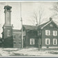 WOODBURY NJ DEPTFORD LIBRARY & FRIENDSHIP FIRE HOUSE UNDIVIDED ANTIQUE POSTCARD