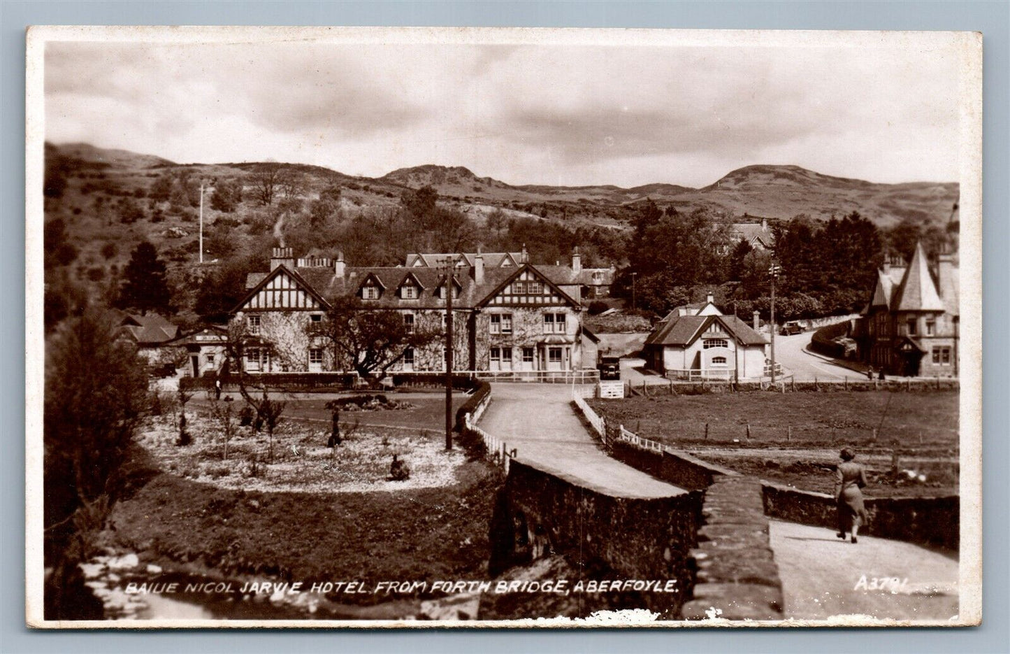 SCOTLAND UK ABERFOYLE BAIUE NICOL JARVIE HOTEL ANTIQUE POSTCARD