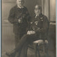 WWI VETERANS in METAL HELMETS ANTIQUE REAL PHOTO POSTCARD RPPC