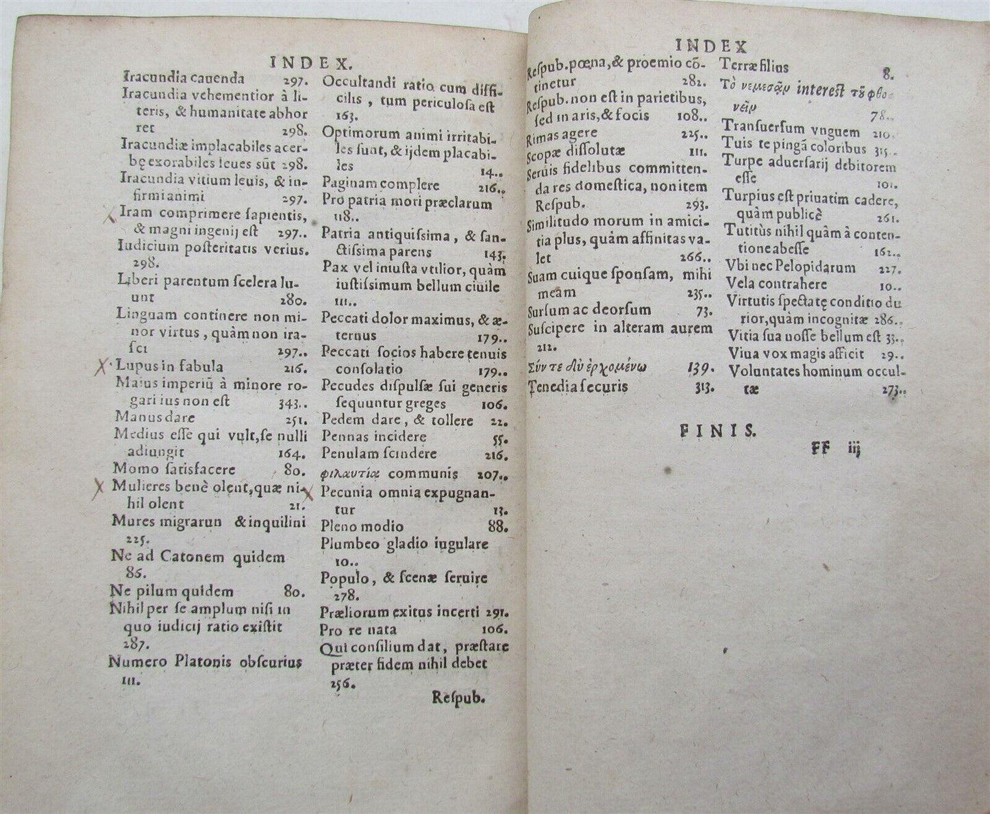 1581 CICERONIS AD ATTICUM 16th CENTURY CICERO