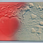 VALENTINE ANTIQUE DEEPLY EMBOSSED 1908 POSTCARD CUPIDS w/ HEARTS