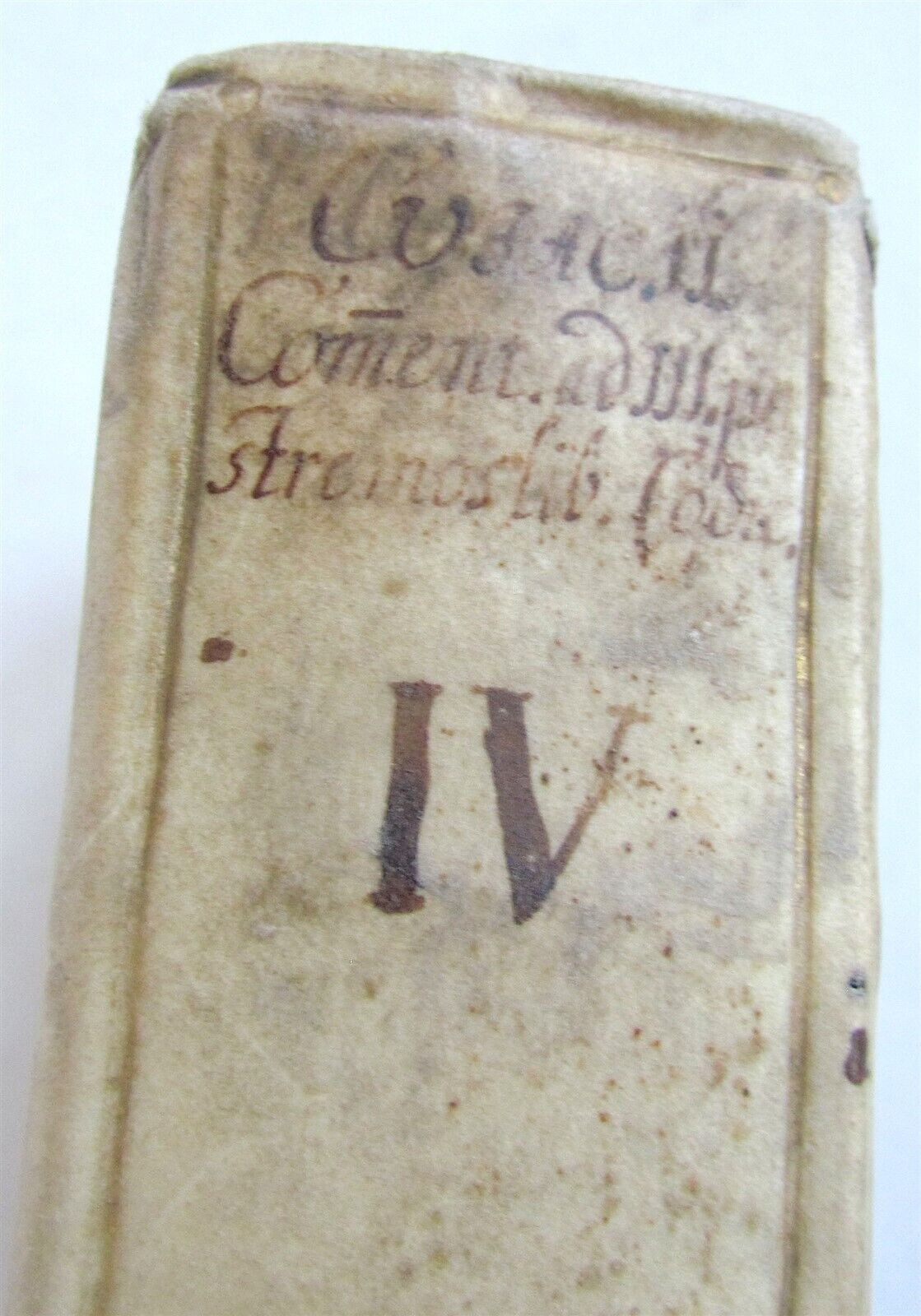 1592 LAW BOOK PRAECLARISSIMI COMMENTARII antique Jacques Cujas in LATIN vellum