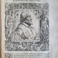 1577 ELOGIA VIRORUM LITERIS ILLUSTRIUM 63 ENGRAVINGS by Tobias Stimmer antique