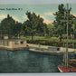 TOMS RIVER NJ HUDDY PARK VINTAGE POSTCARD