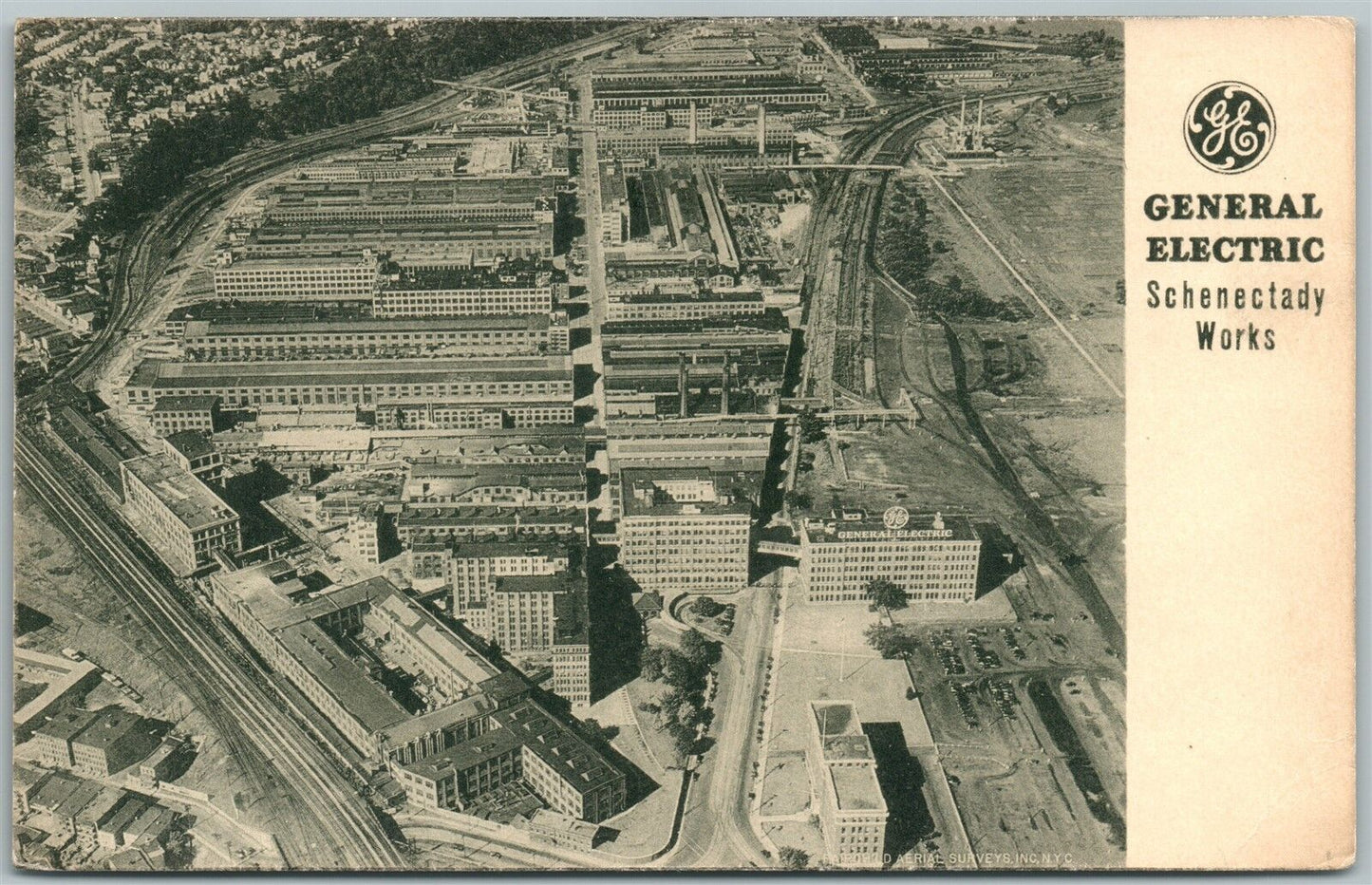 GENERAL ELECTRIC SCHENECTADY WORKS PA VINTAGE POSTCARD