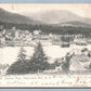 ADIRONDACKS MTS NY SARANAC RIVER ANTIQUE POSTCARD