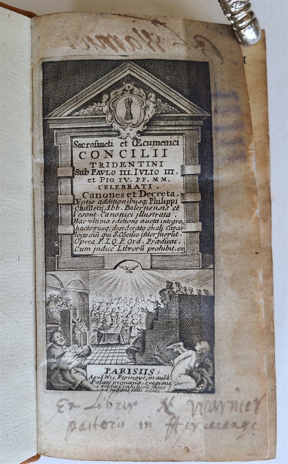 1666 SANCROSANCTI et OECUMENICI CONCILII TRIDENTINI CANONES et DECRETA antique