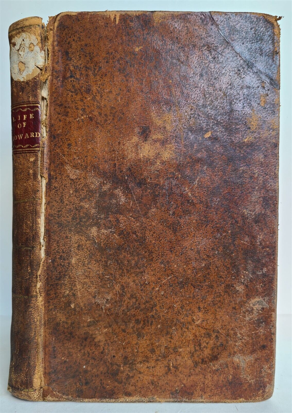 1794 VIEW of LIFE TRAVELS PHILANTHROPIC LABORS of JOHN HOWARD antique AMERICANA