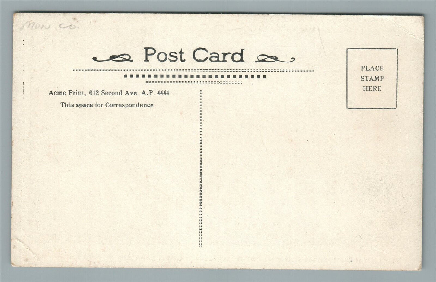 ASBURY PARK NJ AFTER HURRICANE 1944 VINTAGE POSTCARD