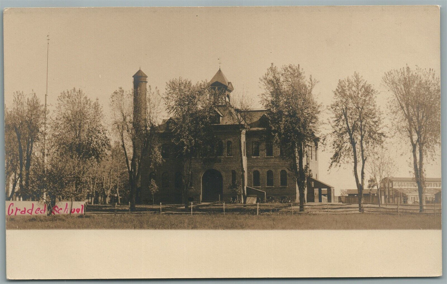 MATAWAN NJ GRADED SCHOOL ANTIQUE REAL PHOTO POSTCARD RPPC