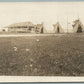 MILITARY ARMY CAMP 1908 ANTIQUE REAL PHOTO POSTCARD RPPC
