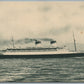 STEAMSHIP CONTE DI SAVOIA ANTIQUE POSTCARD