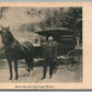 MAINE BAPTIST COLPORTAGE WAGON ANTIQUE POSTCARD